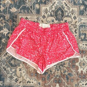 ZELOS XXL Women's Pink Patterned Active Shorts